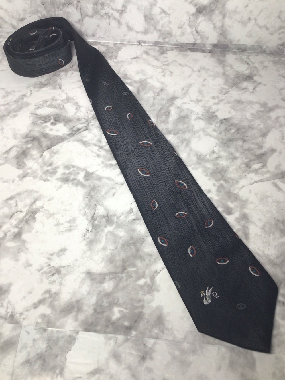 DON LOPER Beverly Hills Men’s Neck Tie Smokey Gray Grey DL